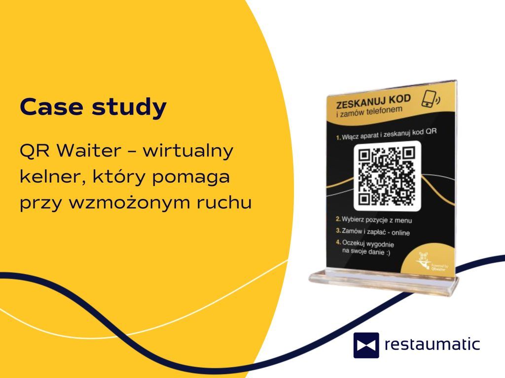 QR Waiter – wirtualny kelner, który pomaga przy wzmożonym ruchu.