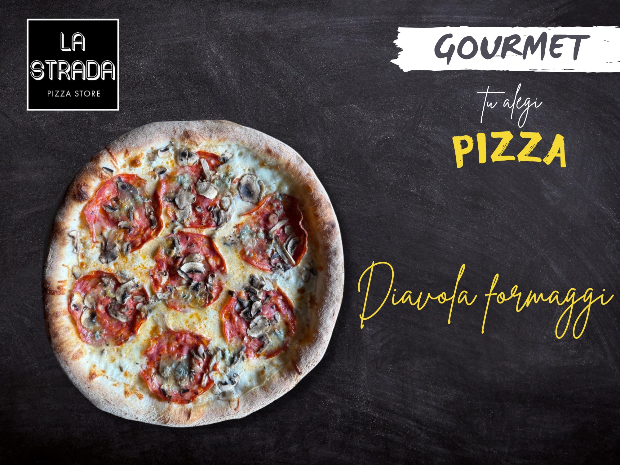 Pizza Diavola Formaggi 