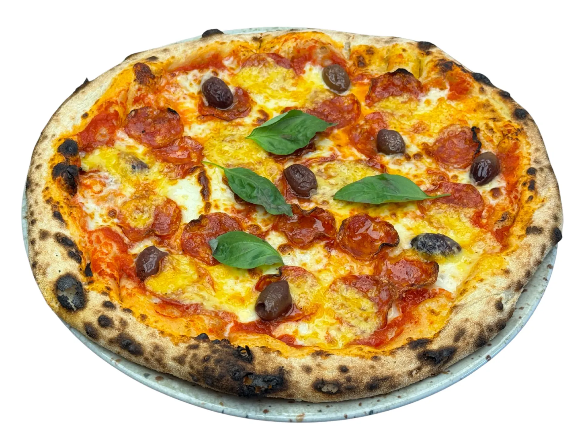 Najlepsza pizza Gądów Mały ze świeżymi dodatkami i chrupiącym brzegiem z pizzerii Pizza Time Wrocław.
