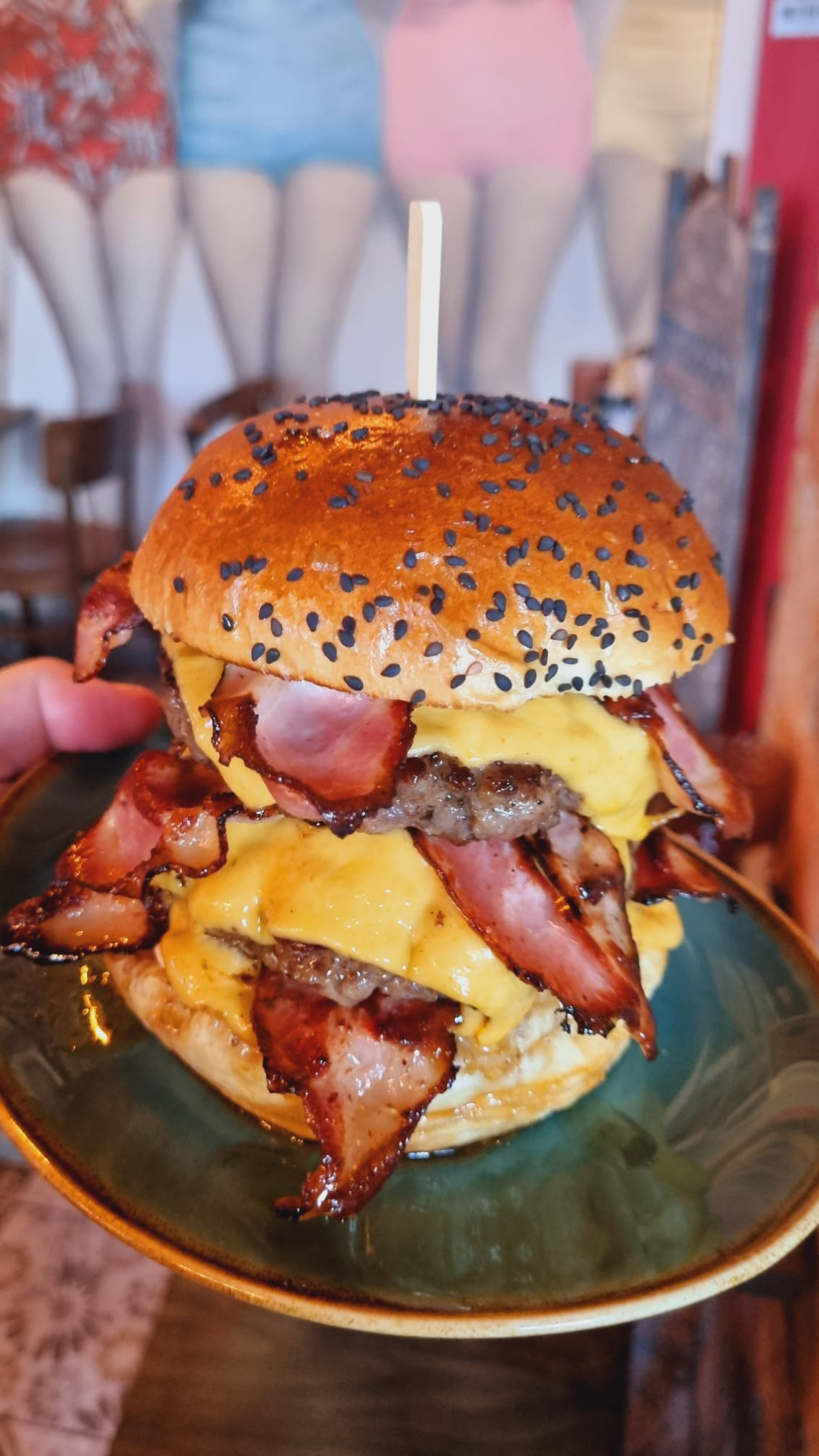 Vermont burger single