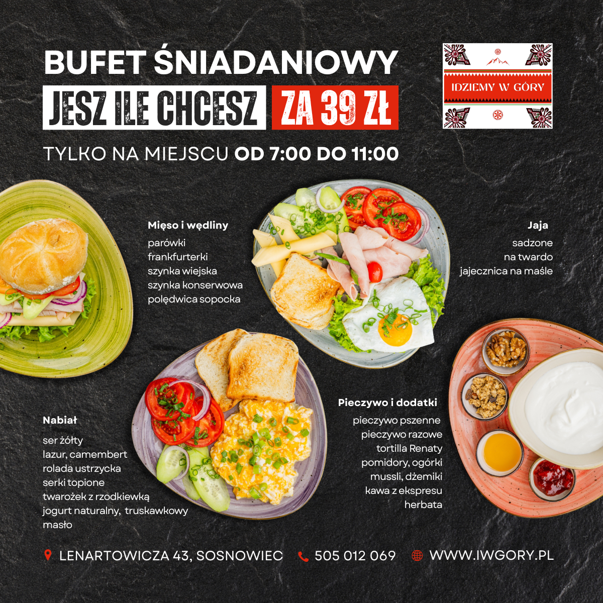 Bufet śniadaniowy