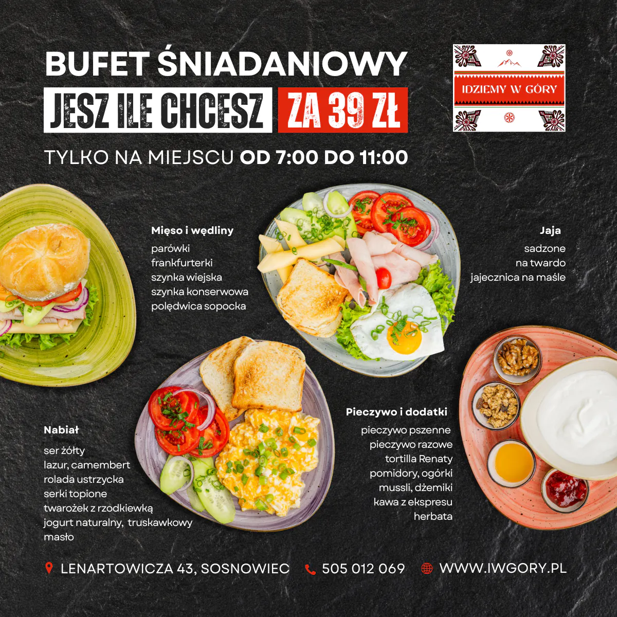 Bufet śniadaniowy