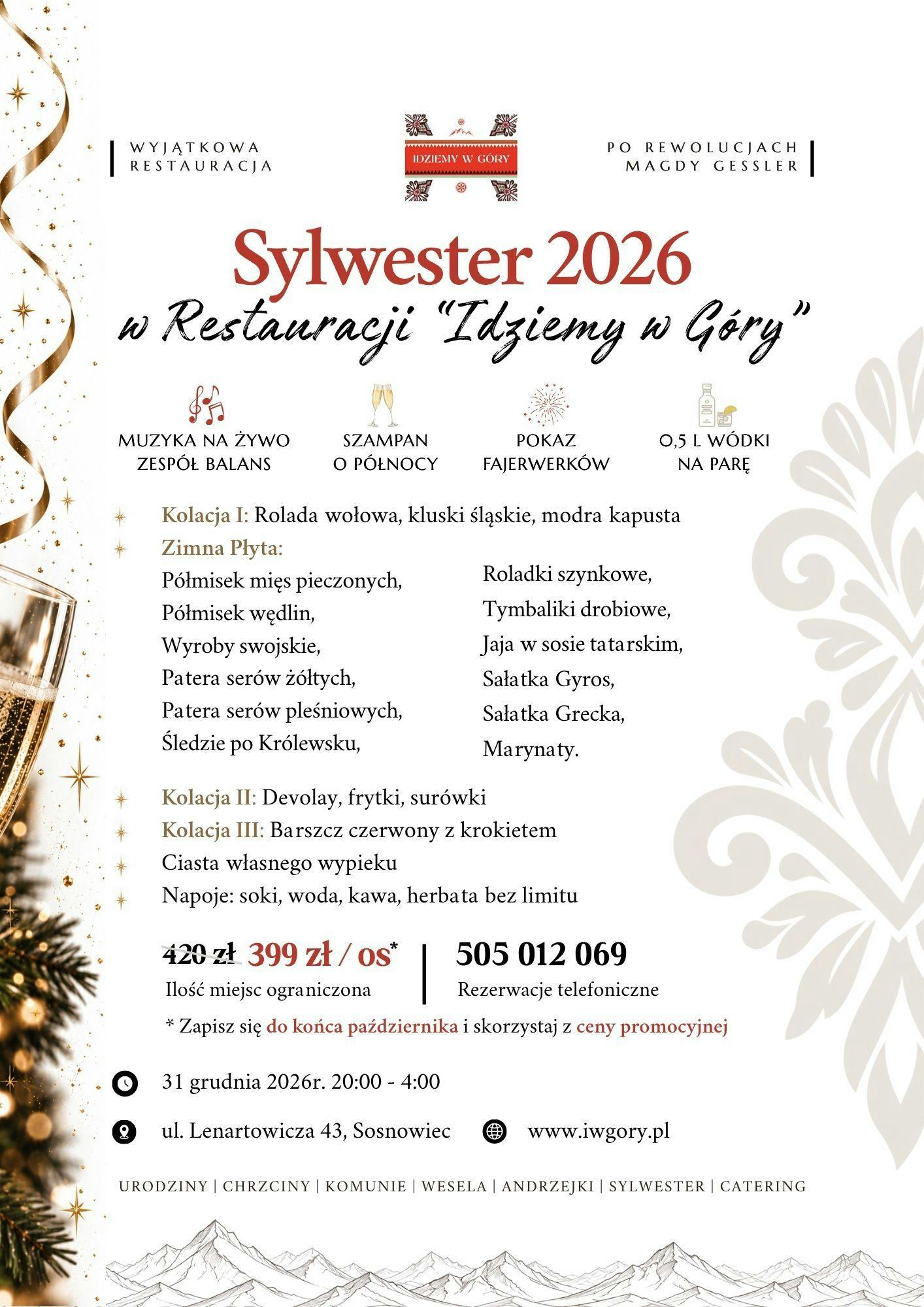 Sylwester w Sosnowcu