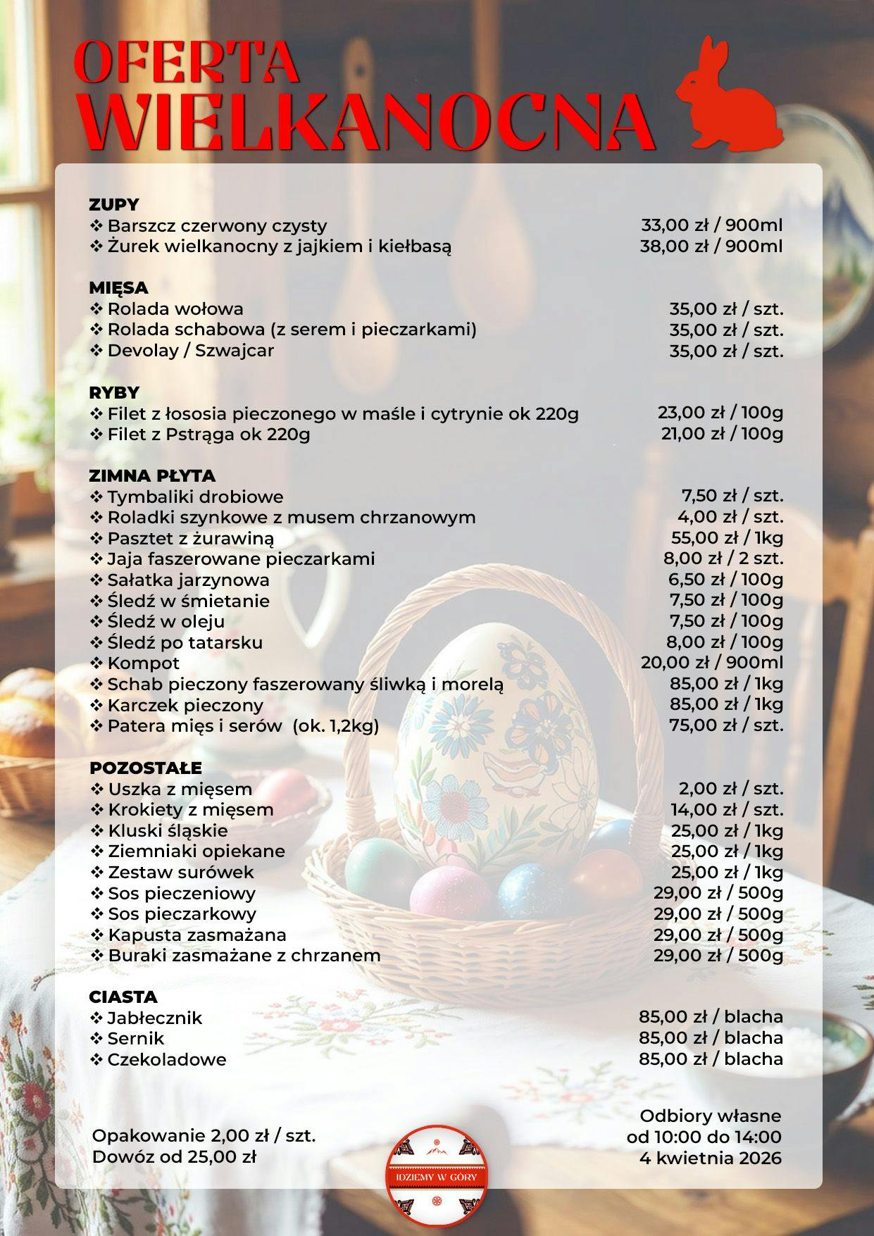 Catering na Wielkanoc w Sosnowcu