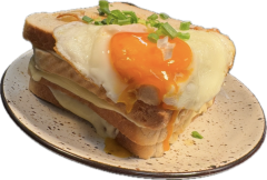 Tost z szynką i serem