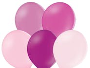 Balónky růžové mix