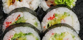 + Rolka Futomaki z tuńczykiem w tempurze gratis do każdego zamówienia!
