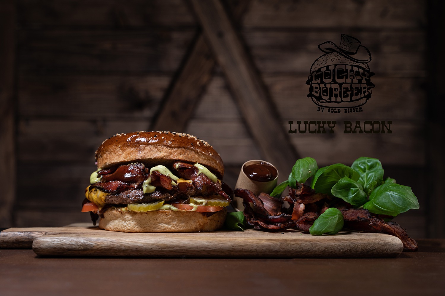 Burger Lucky Bacon