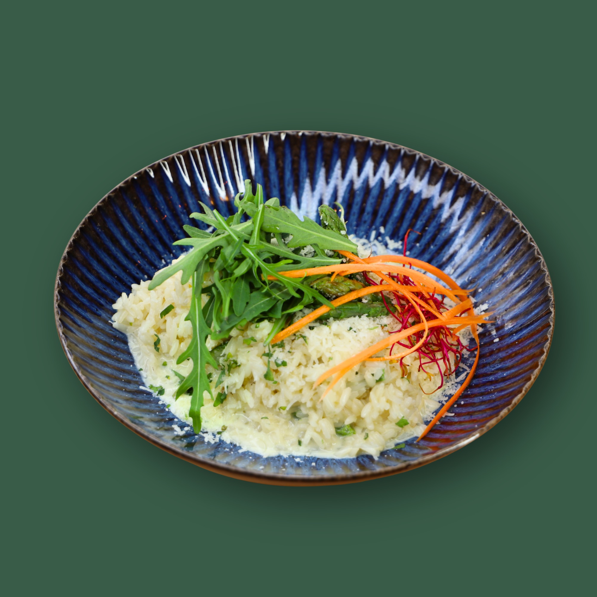 Kremowe risotto ze szparagami