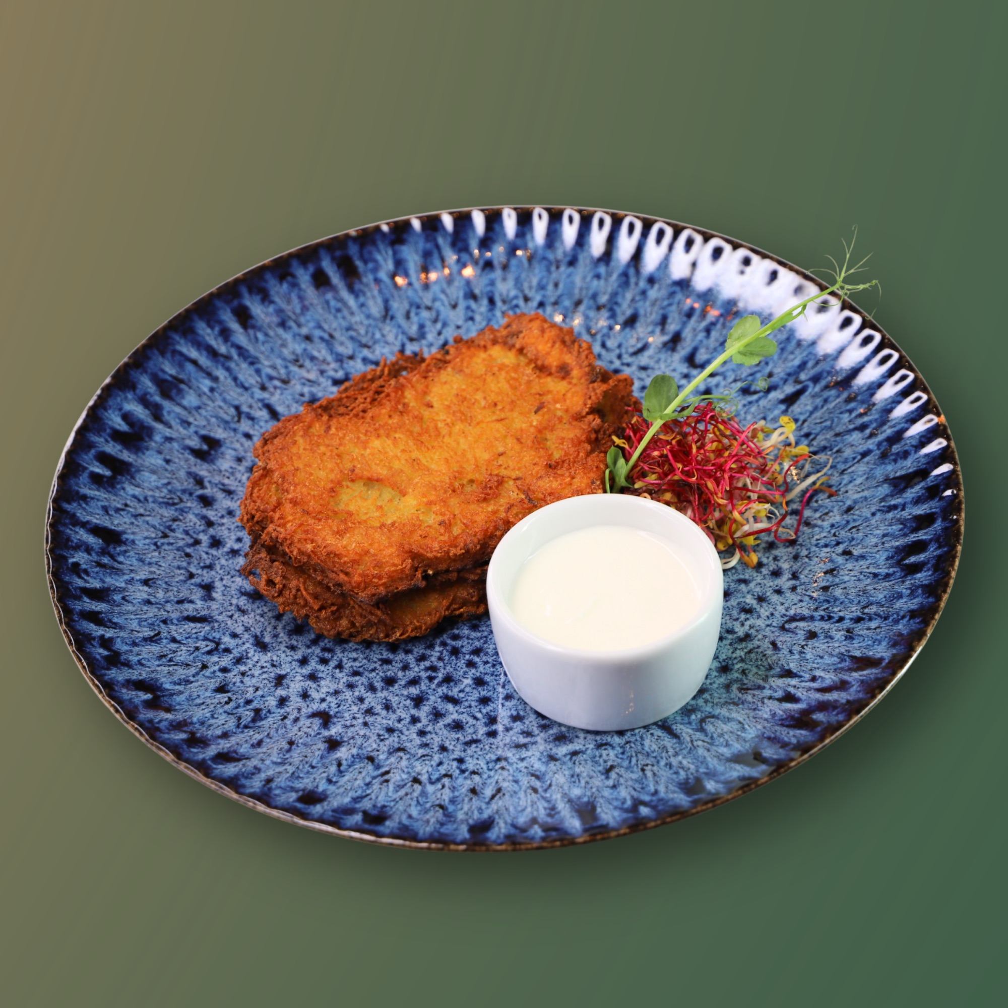 Placki ziemniaczane z kwaśną śmietaną