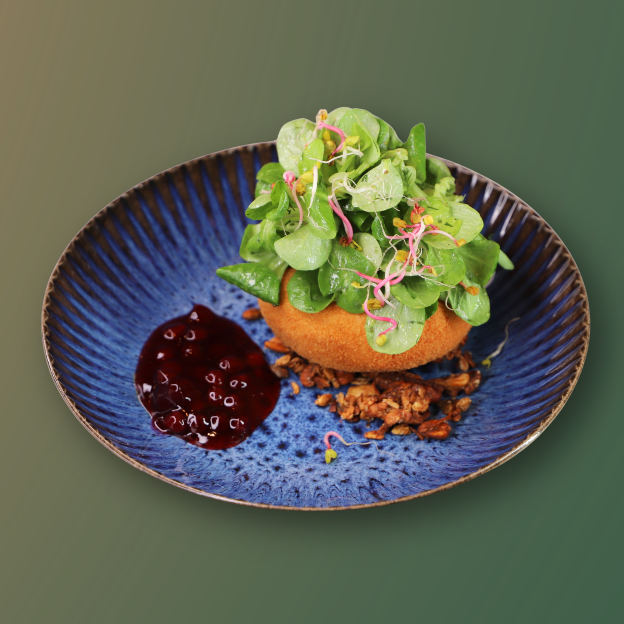 Panierowany camembert