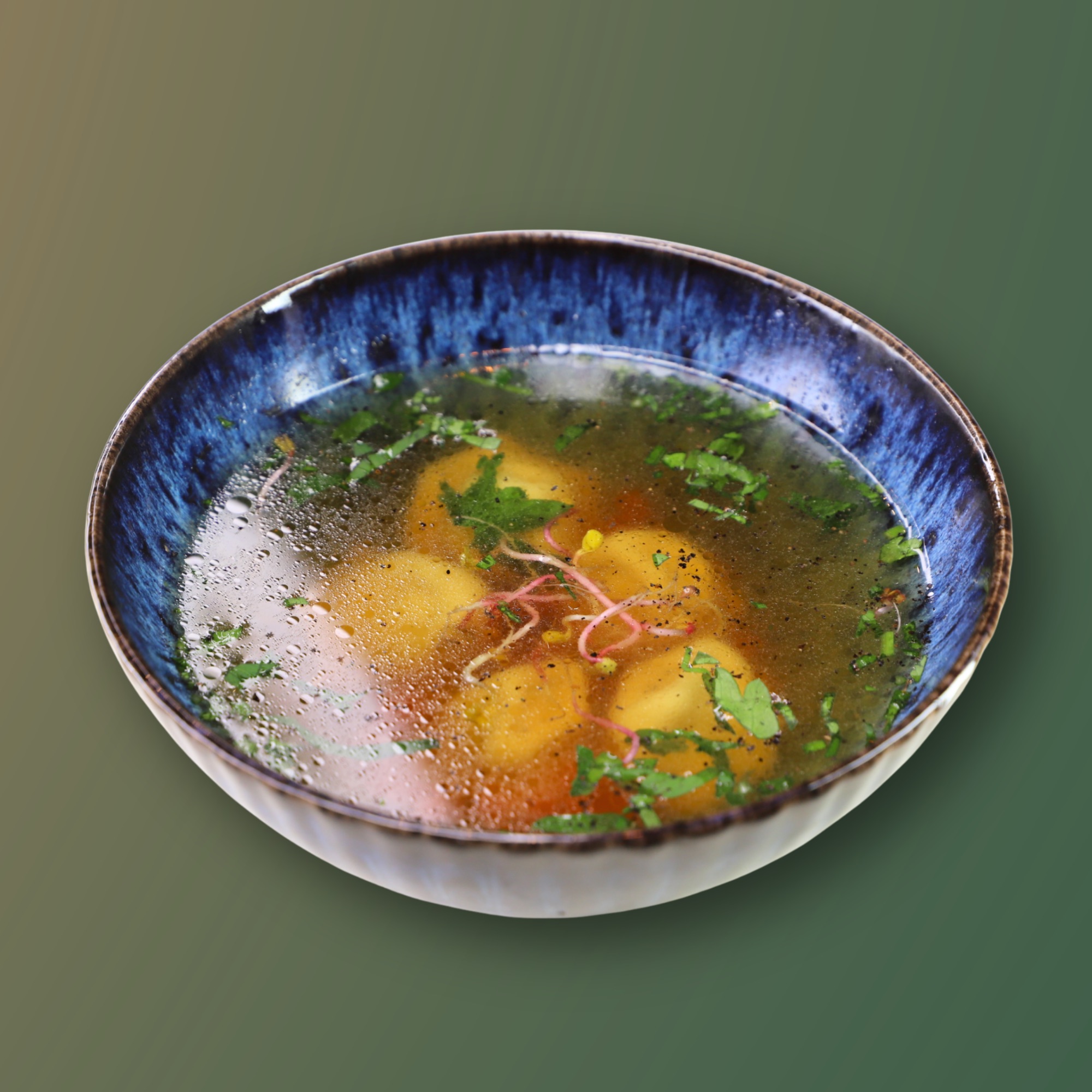 Rosół królewski z pielmieni