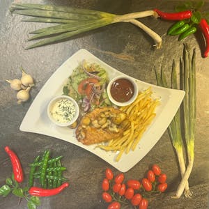 GRILOWANA PIERŚ Z KURCZAKA Z PIECZARKAMI