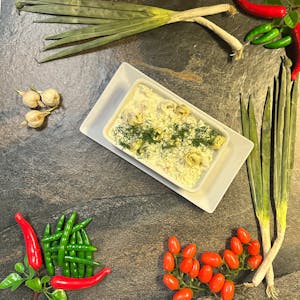 Pierożki tortellini carbonara