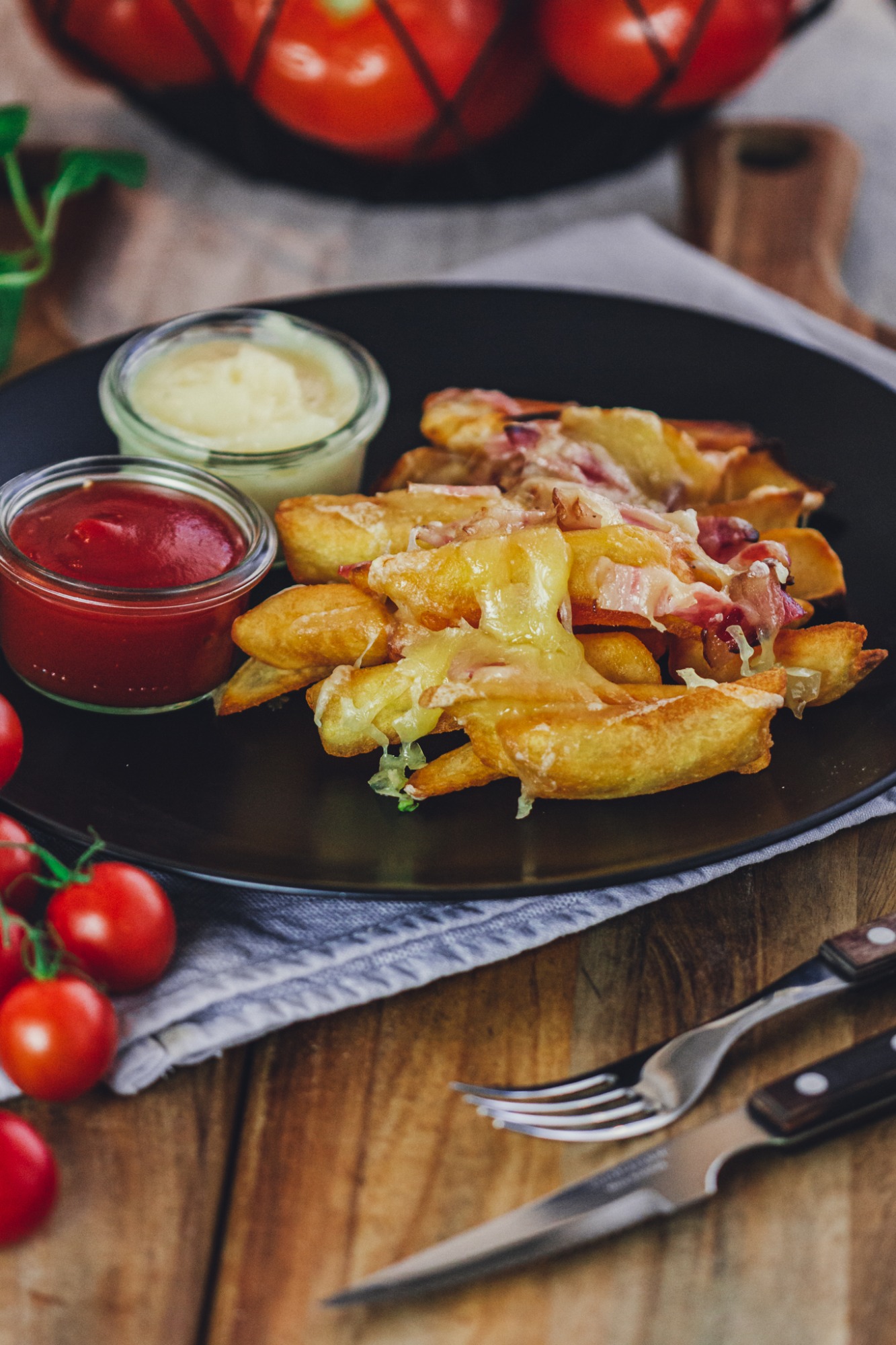 Chesse & Becon Fries