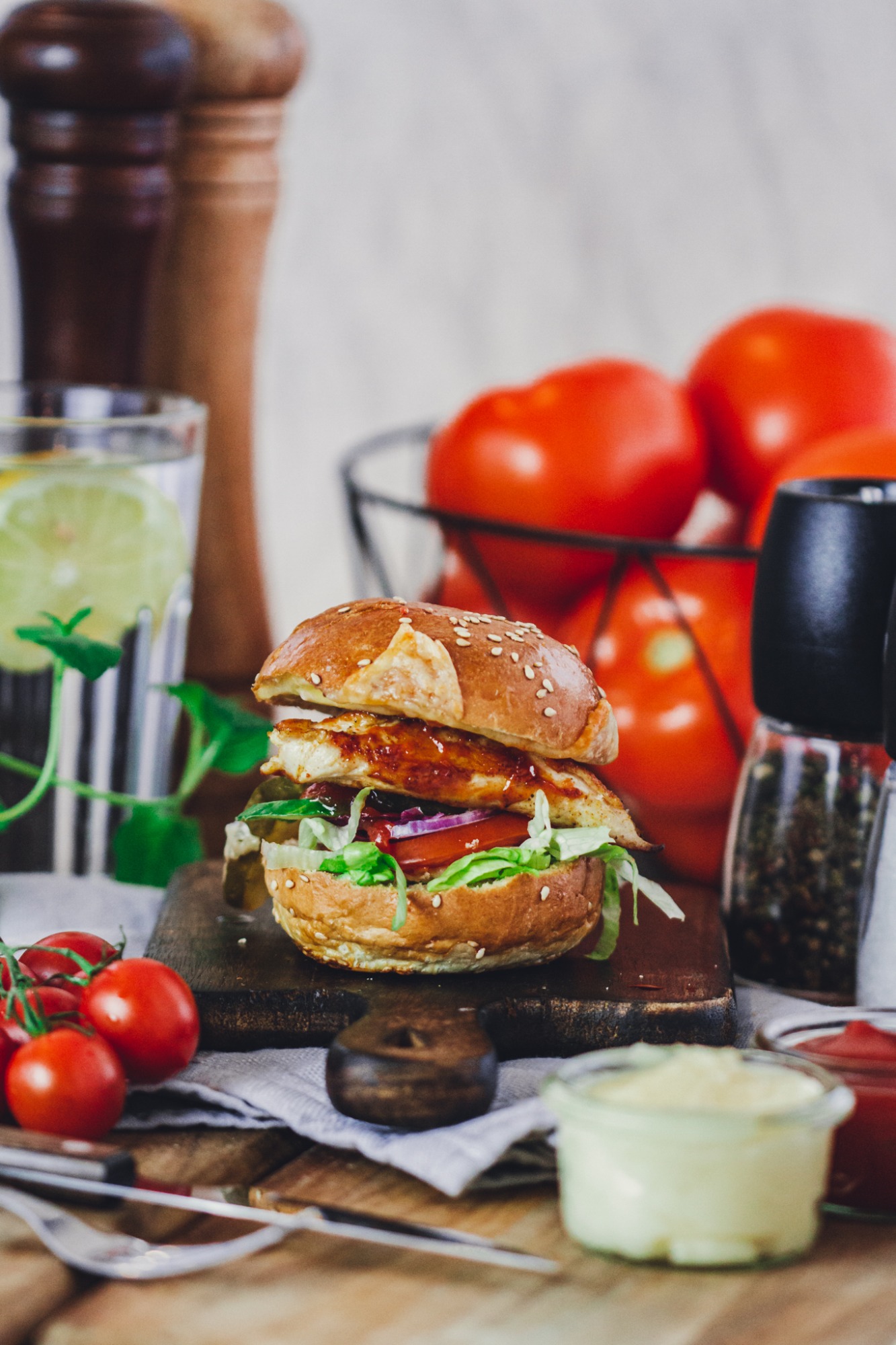 Kinder Chicky burger