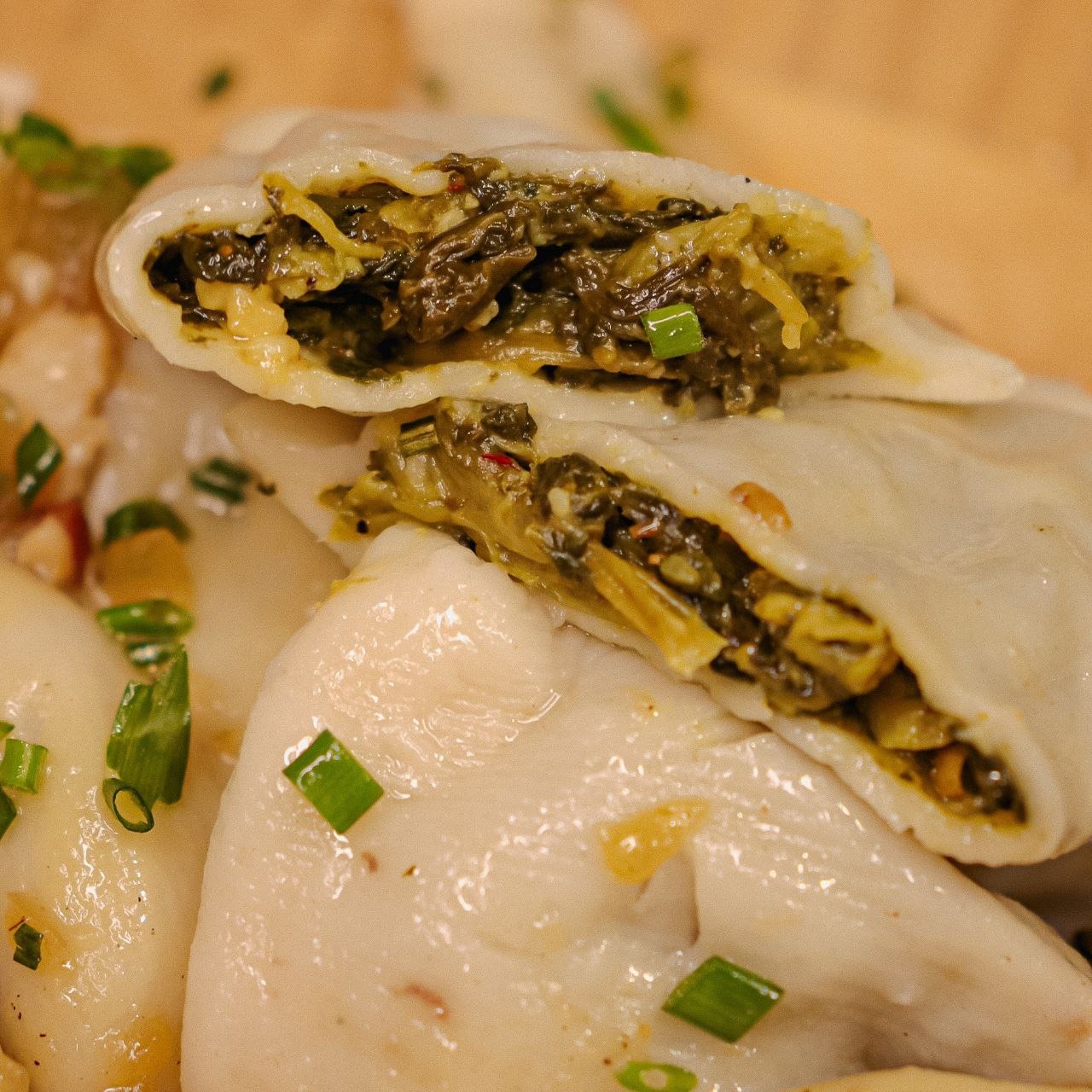 Szpinak z orzechami i serem/ 1 szt.