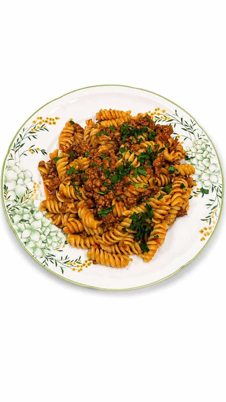 Makaron z sosem bolońskim