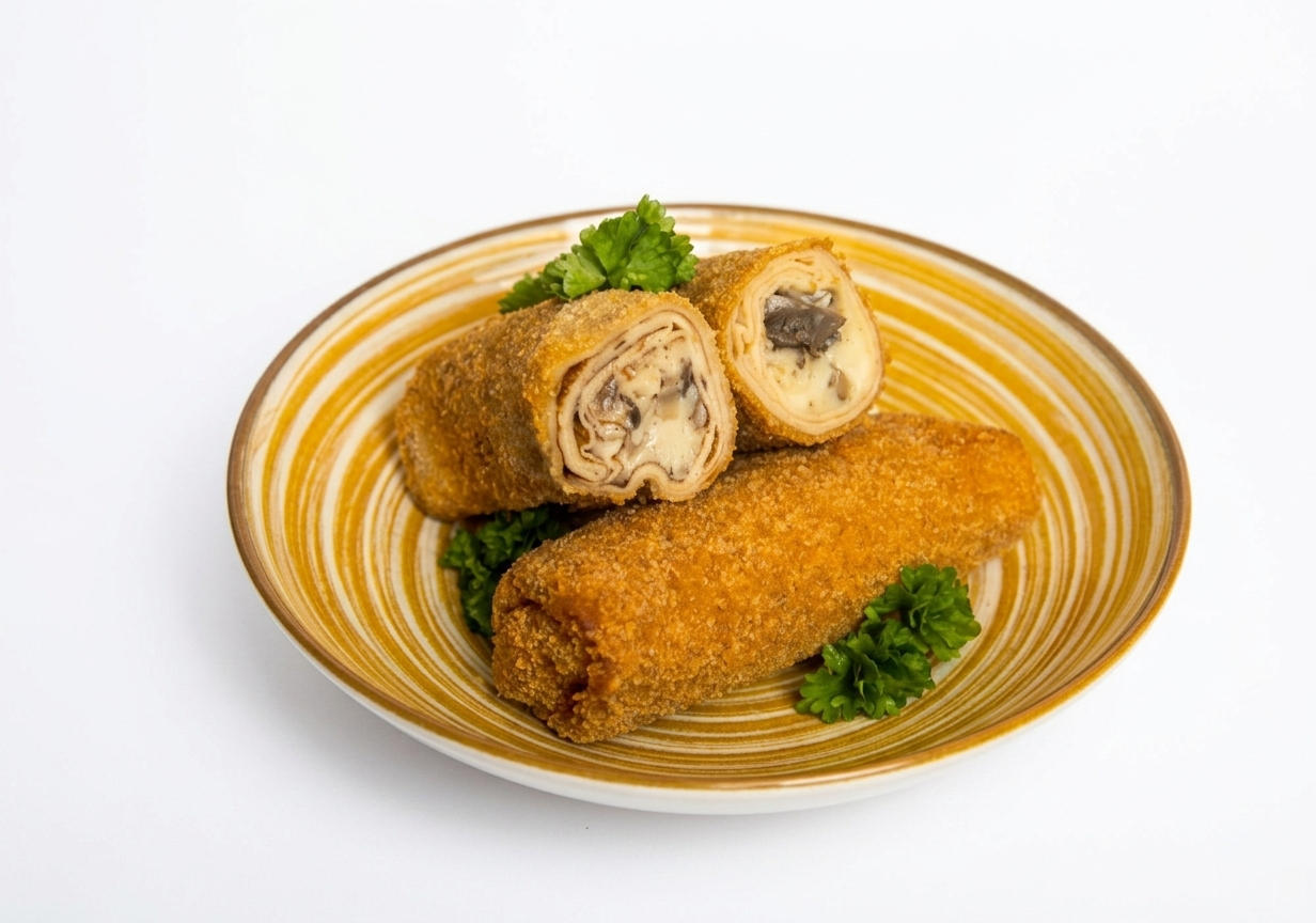 Krokiet ze serem mozzarella i pieczarkami 1 szt