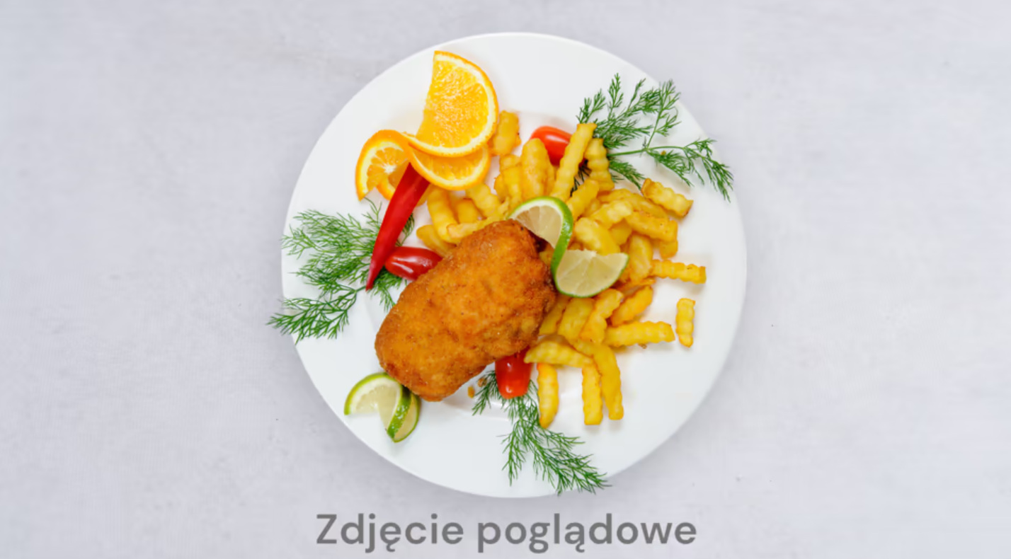 Koperta ze schabu z pieczarkami