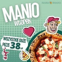 MANIO WTOREK -Duża pizza w cenie 38 zł