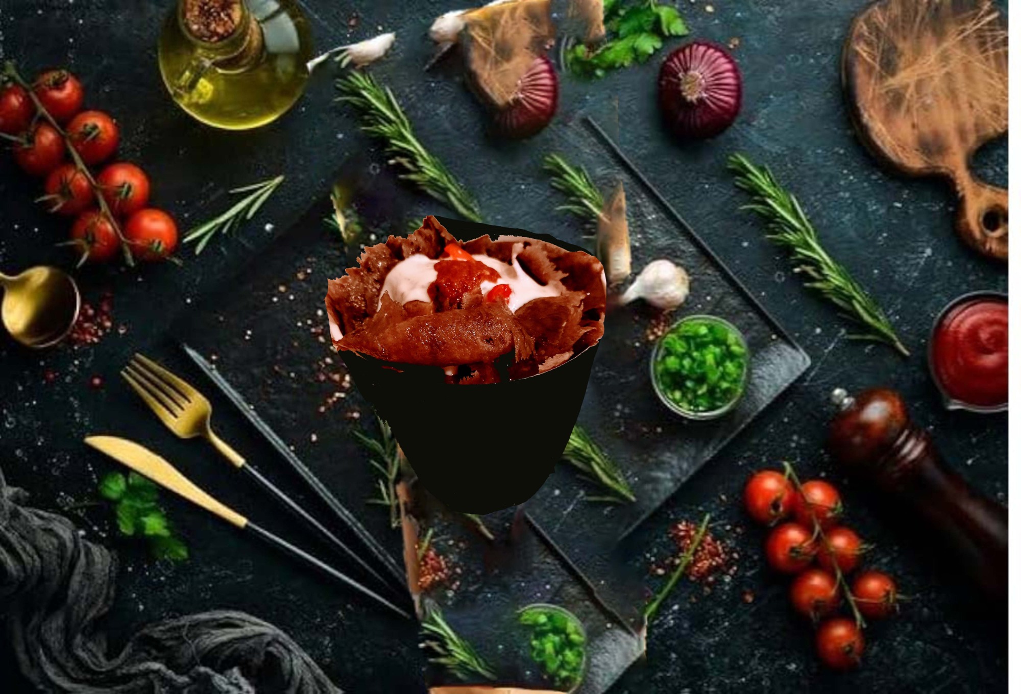 Kebab Box Samo Mięso