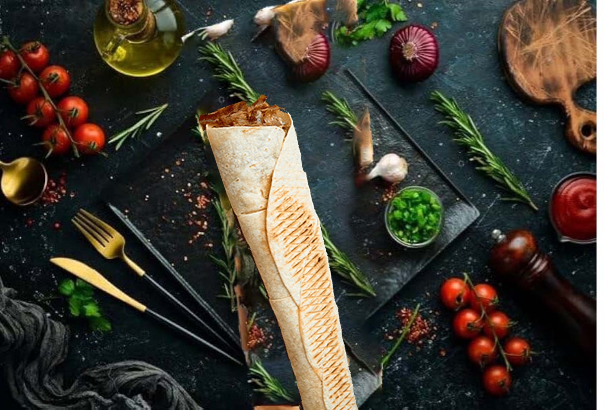 Kebab Pita Samo Mięso Extra