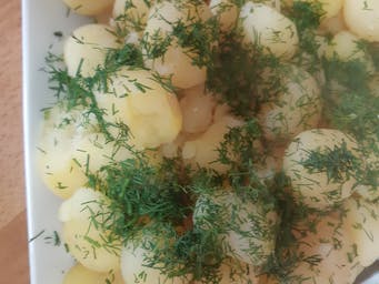 dodatki - ziemniaki gotowane z koperkiem 