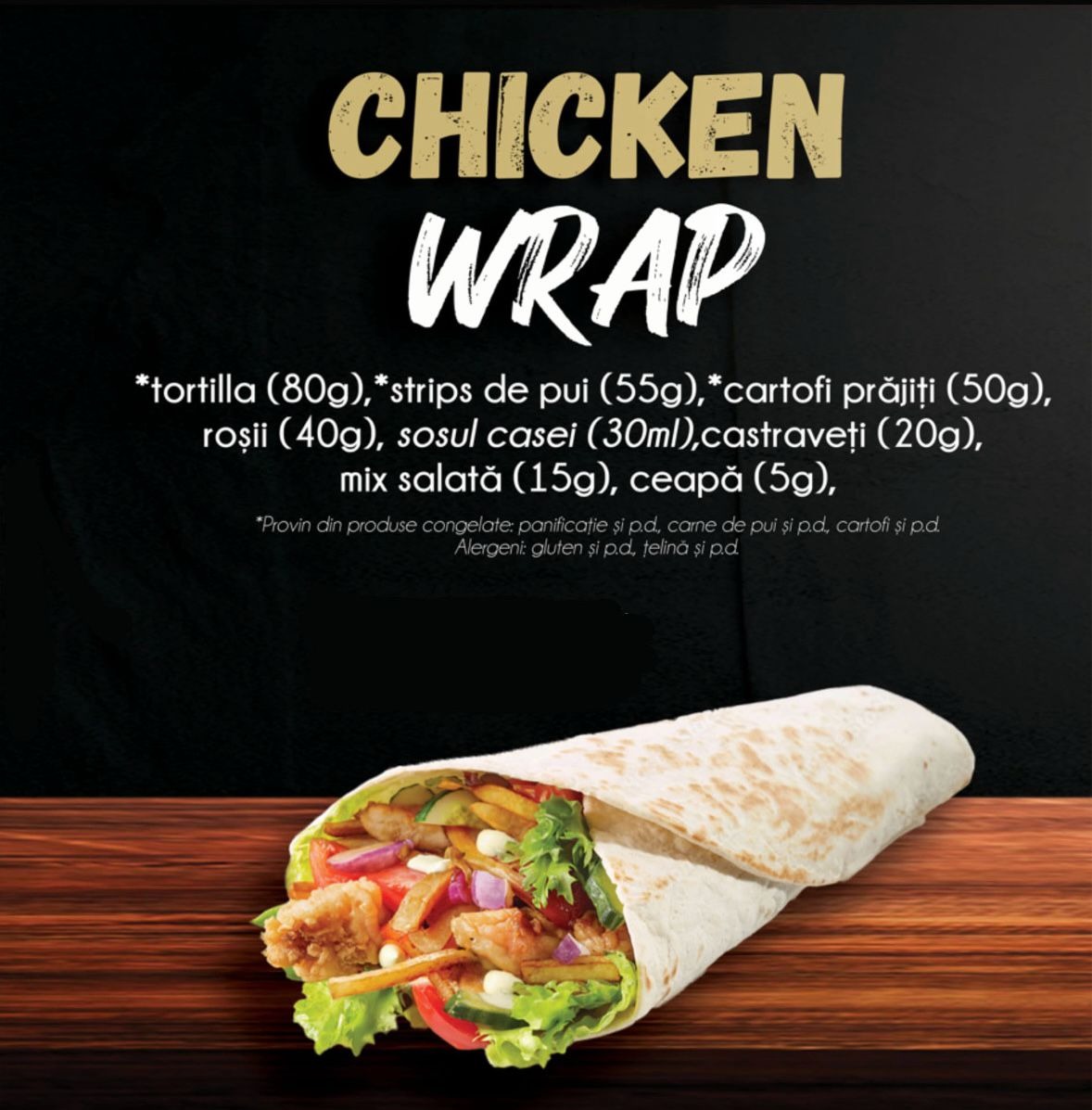 NOU! Chicken wrap