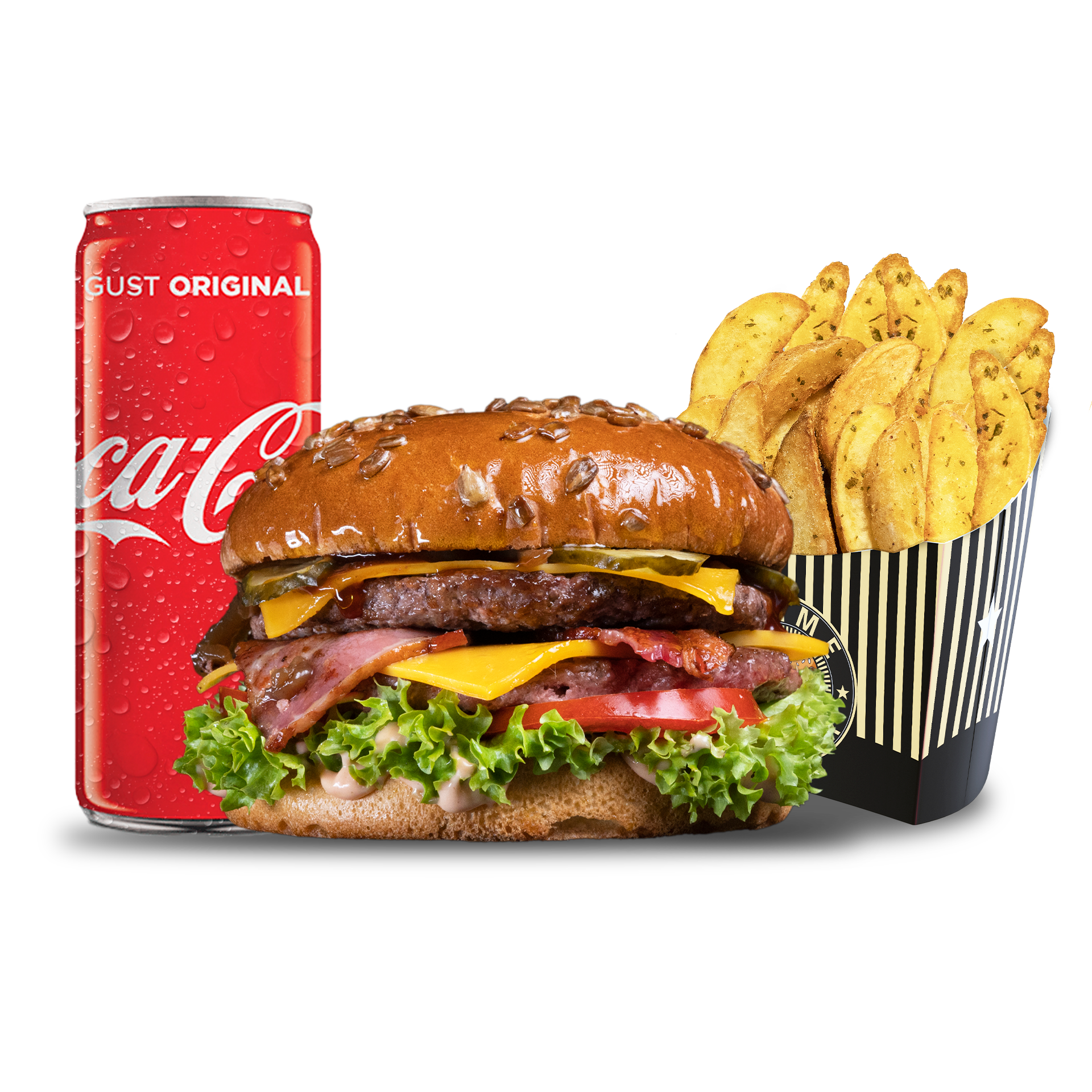 Meniu Double Cheeseburger