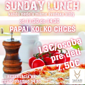 SUNDAY LUNCH