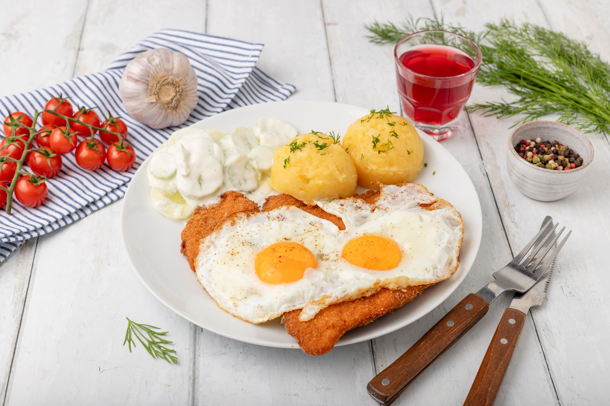 Sznycel z indyka z jakjkiem sadzonym