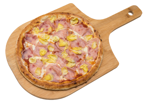Pizza Prosciutto e carciofi