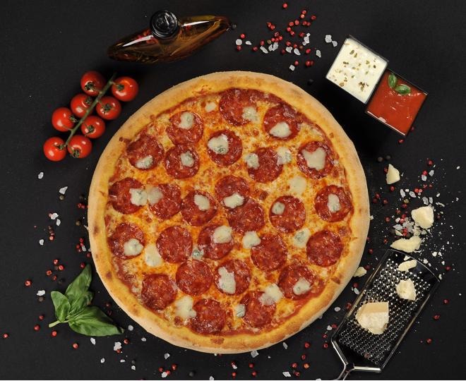 Pizza Chorizo e Gorgonzola