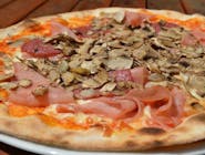 Pizza Prosciutto-Funghi-Salami