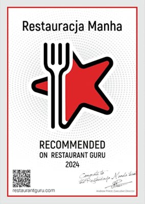 Miło nam poinformować, że Restauracja Manha została wyróżniona odznaką Rekomendacji przez Restaurant Guru, jeden z najpopularniejszych na świecie portali kulinarnych, z którego korzysta miesięcznie ponad 30 milionów użytkowników.