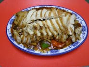 (74)Hrskava pržena piletina Sichuan / Deep fried chicken Szechuan style