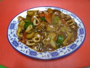 (129)Lignje Sichuan / Squid in Szechuan style