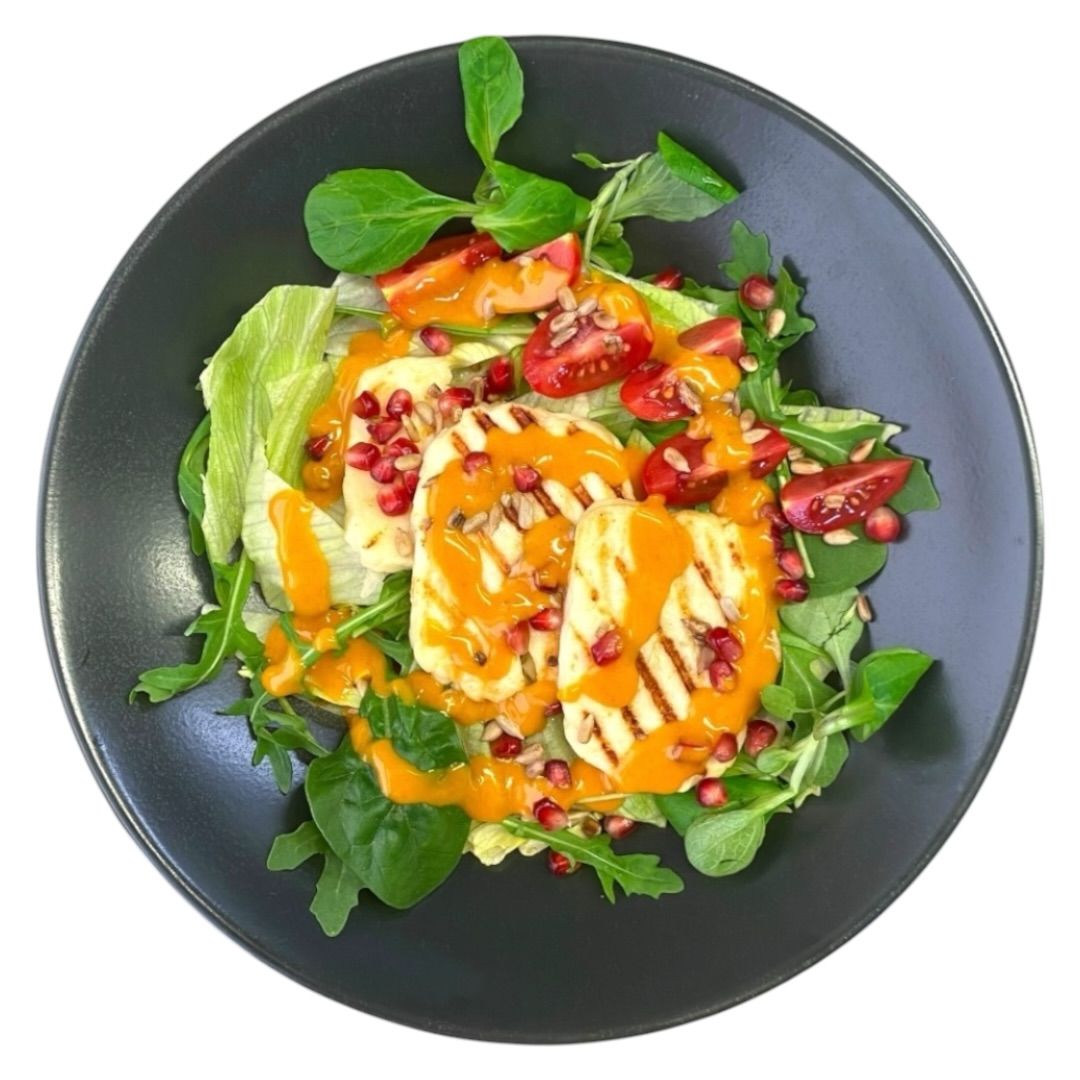  Sałatka z serem halloumi