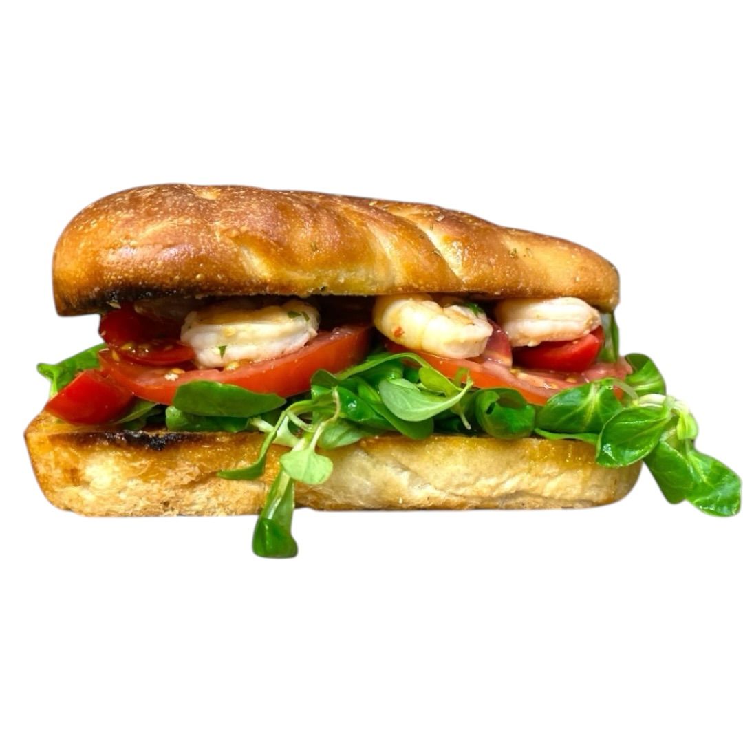 Foccacia z krewetkami 🥪