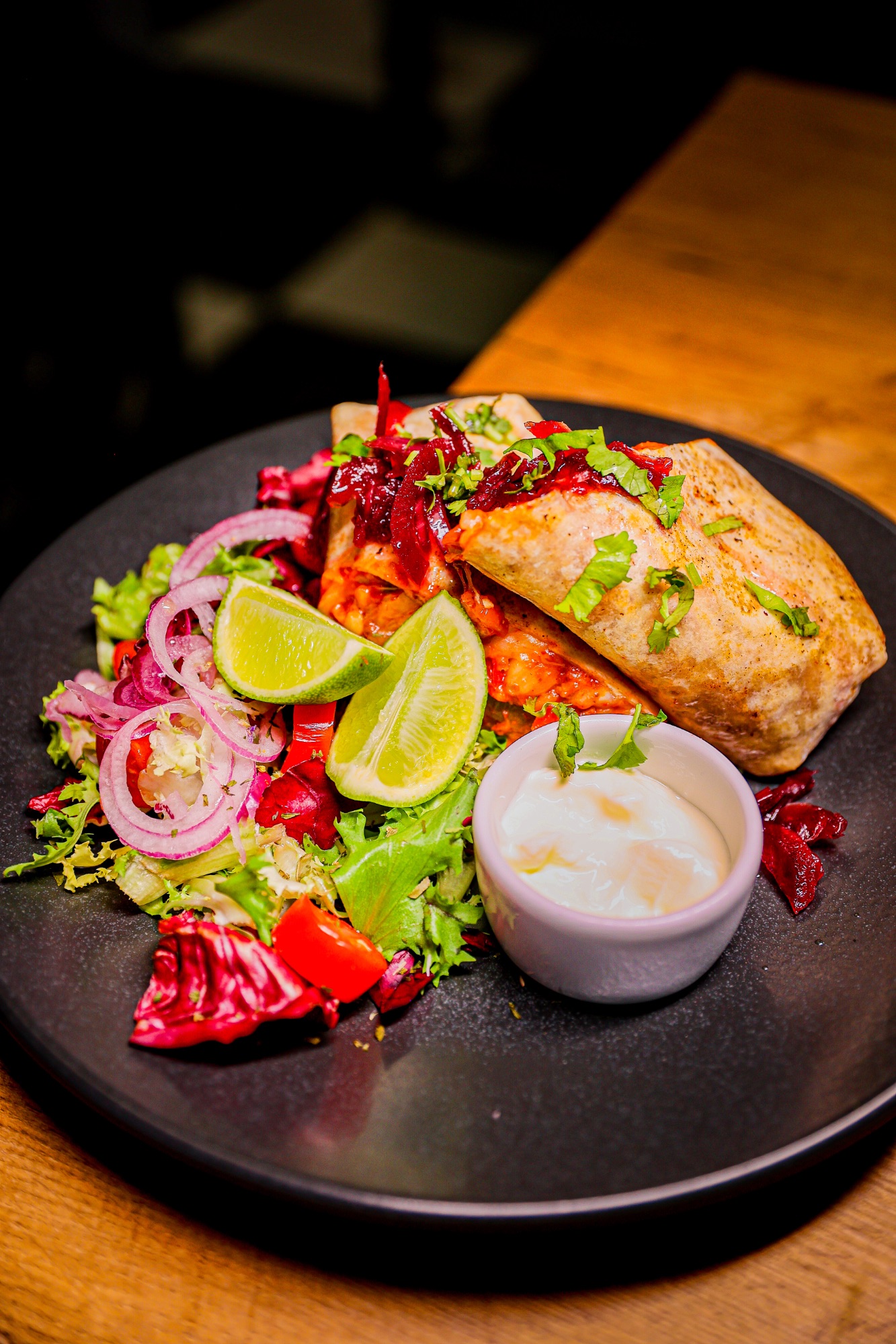 Burrito chili con carne