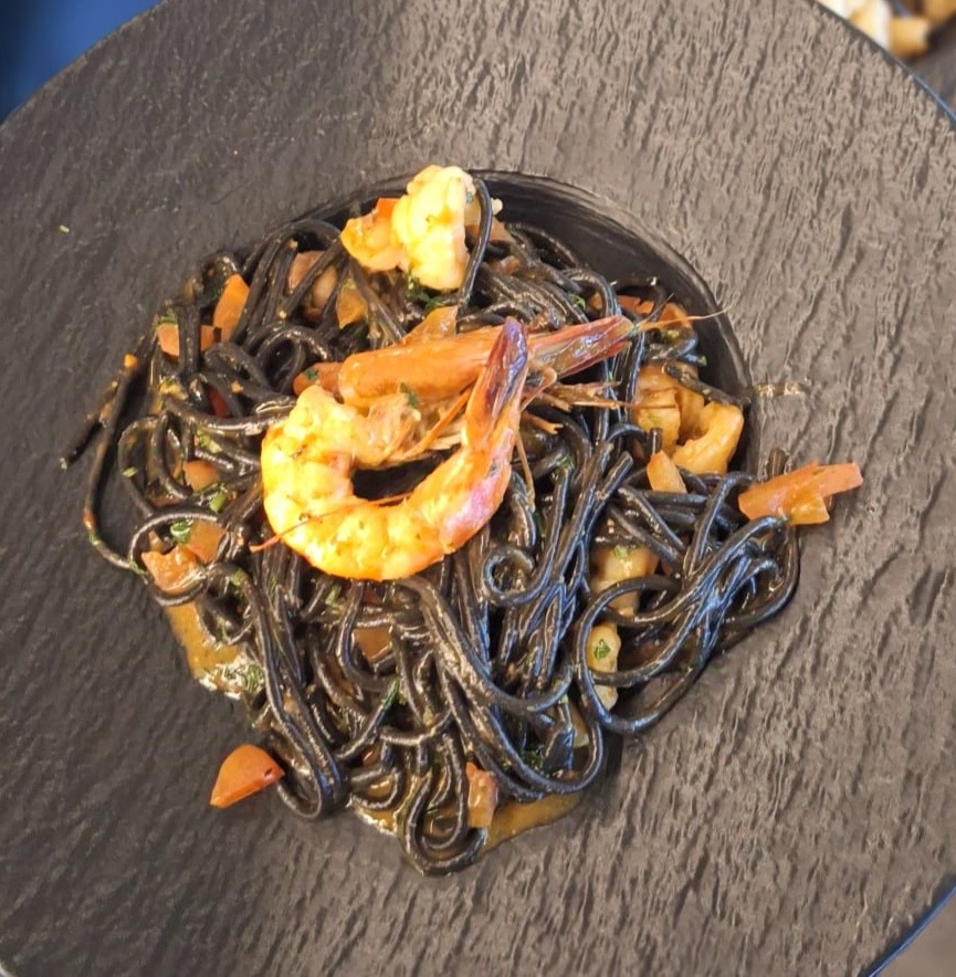 Paste negre cu creveți