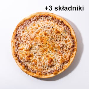 23. Pizza Pucybut (3 dowolne składniki)