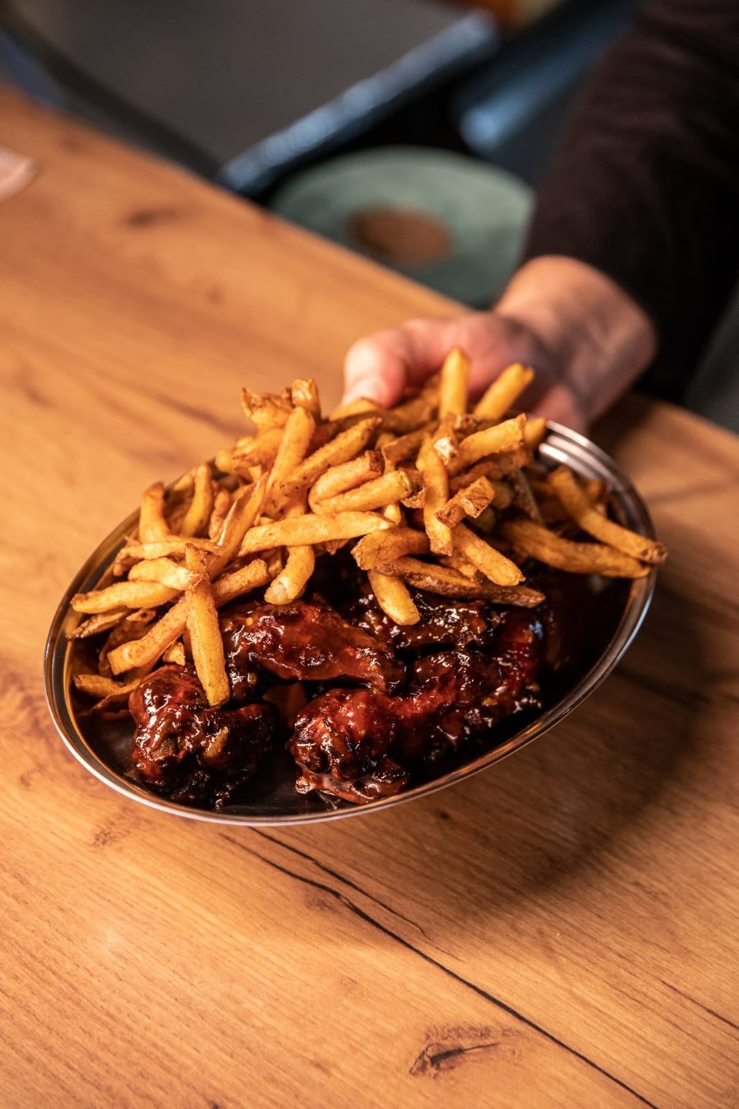 BBQ Wings + Fries