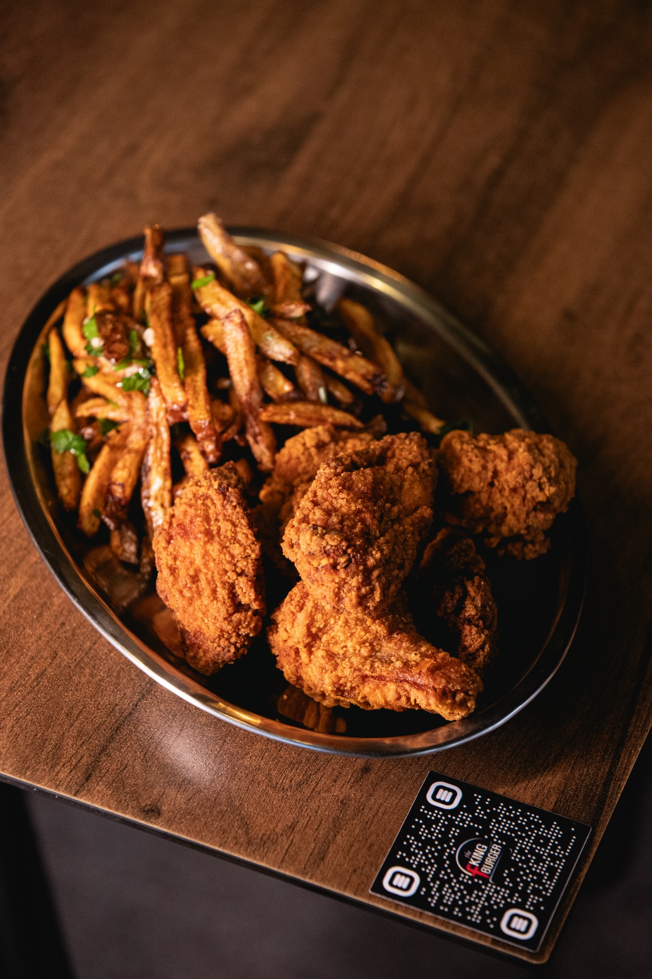 Crispy Wings + Fries