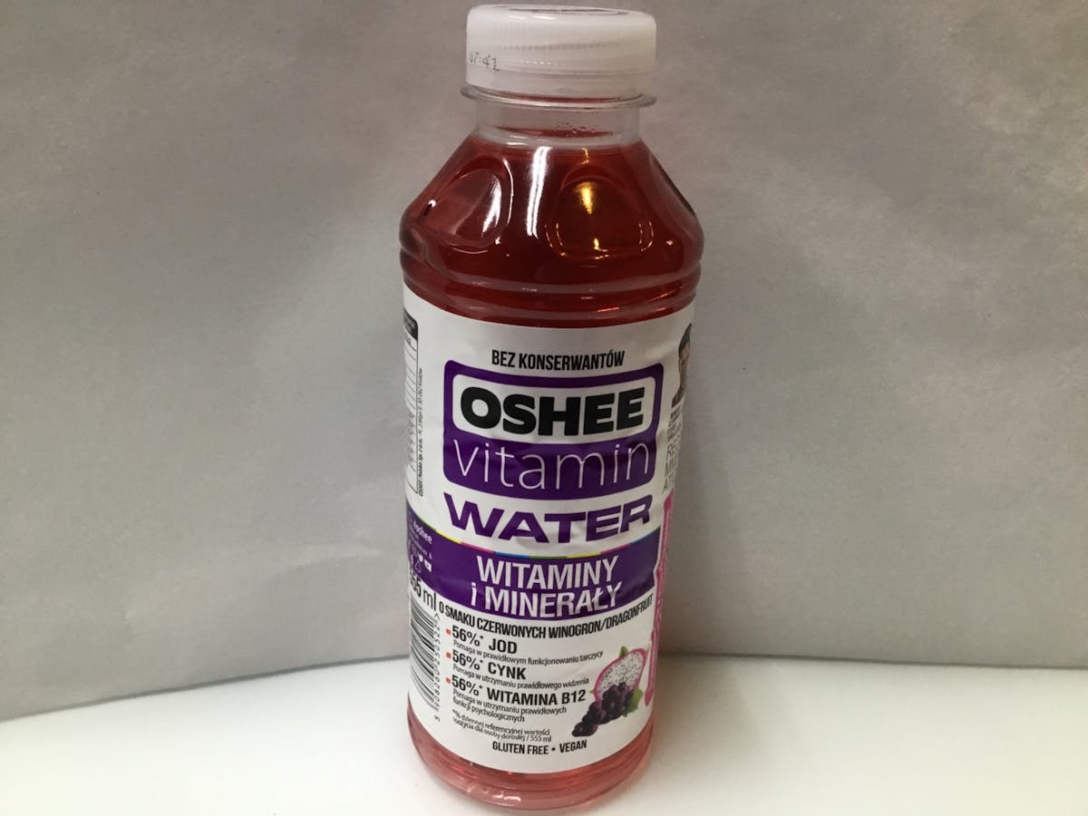 Oshee vitamin water witaminy i minerały