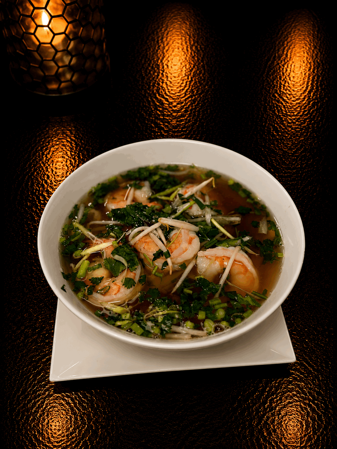 Pho Vege z krewetkami