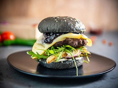 Black Eat &amp; Go burger