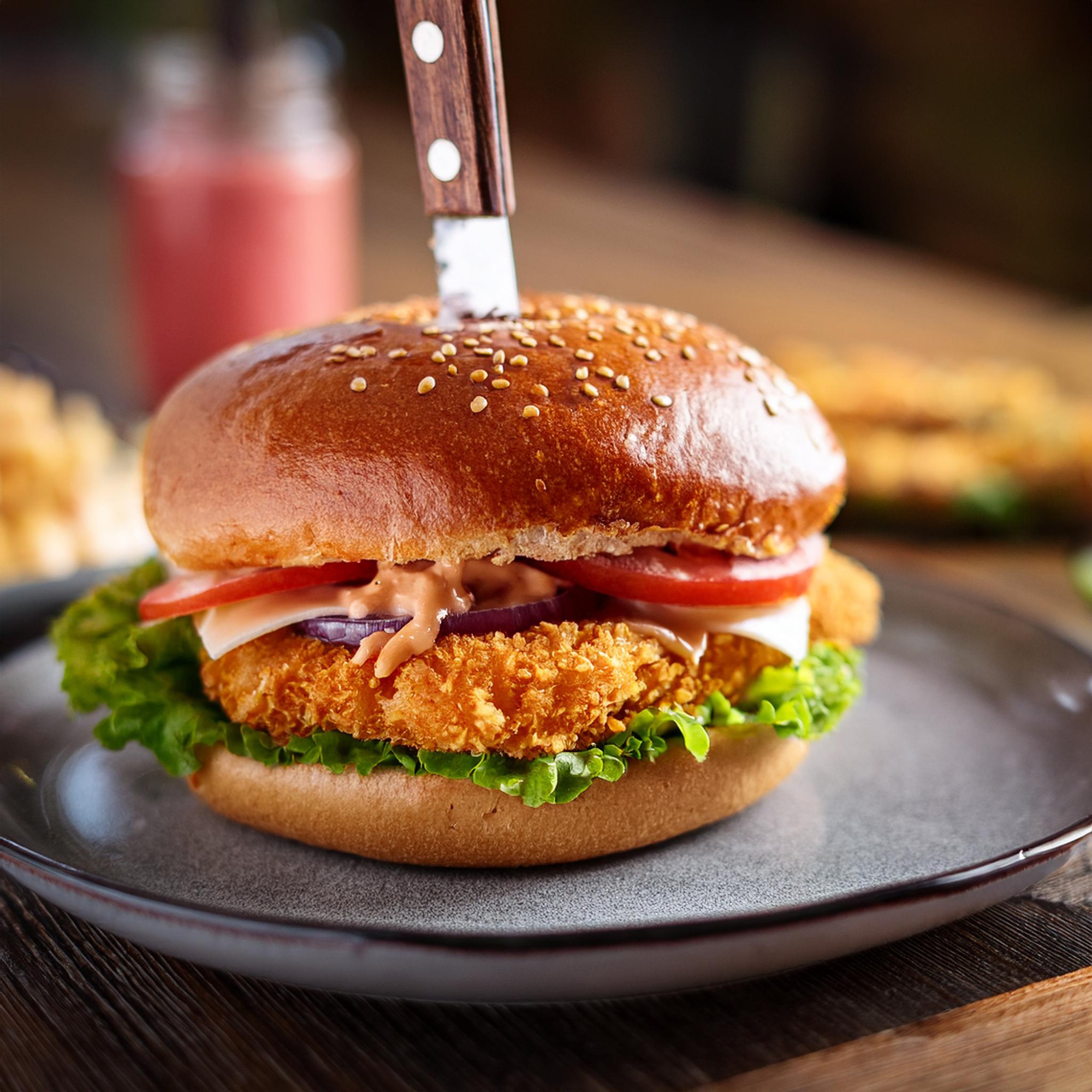 NEW! Crispy Chicken Burger - PRINCE LOUIS