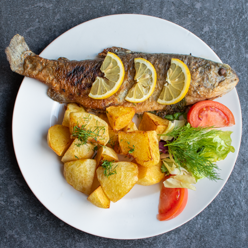 Pstrąg w restauracji w Sosnowcu Idziemy w Góry